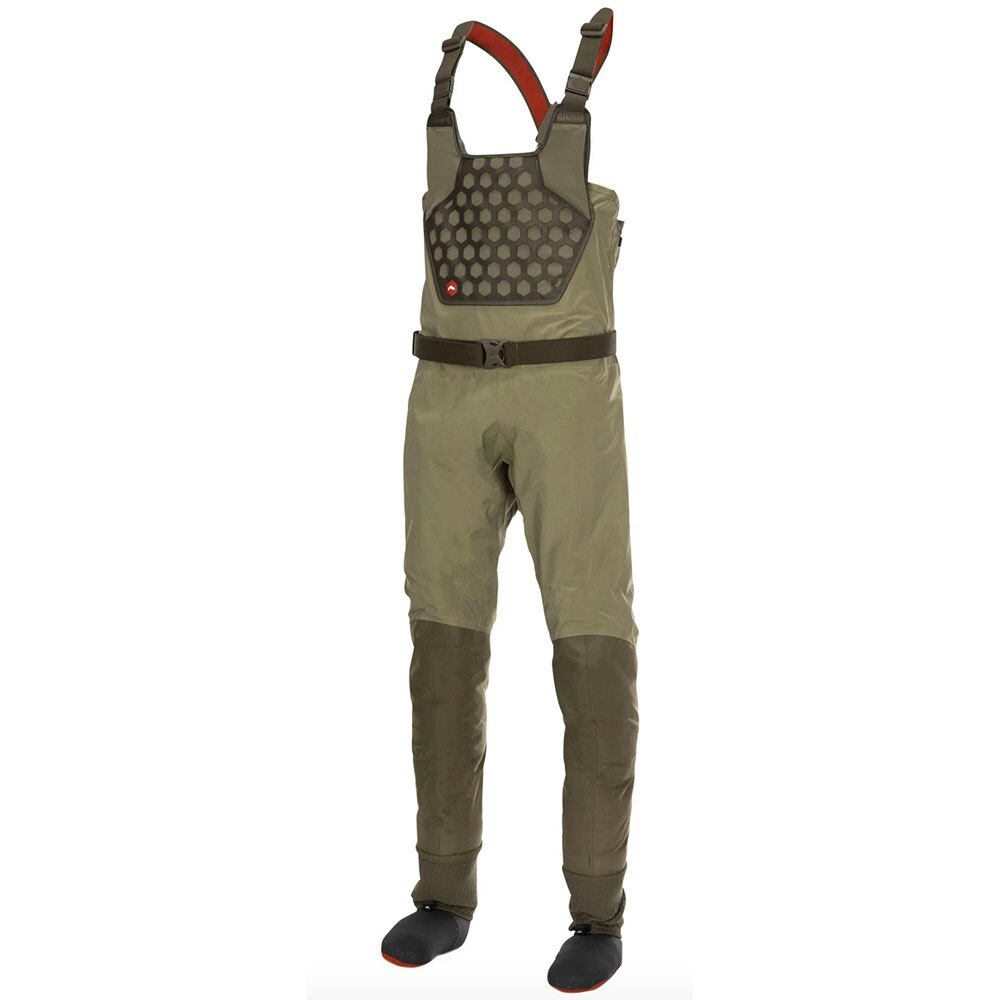 Simms Flyweight Stockingfoot Wader Men's in Dark Stone